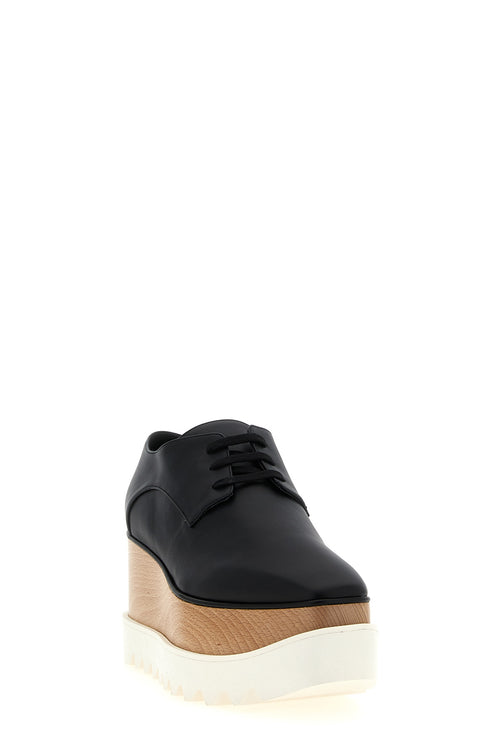STELLA MCCARTNEY 'Elyse’ lace up wedges For Women 60% polyurethane 40% polyester