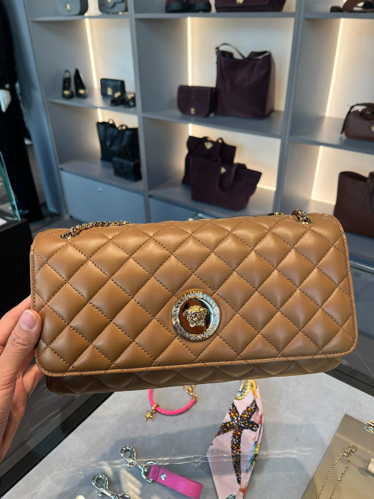 Quilted Leather Shoulder Bag