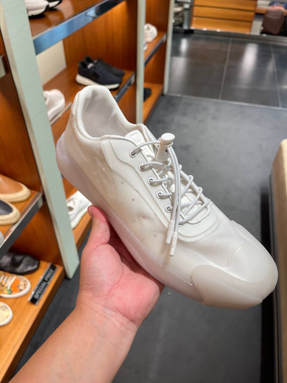 Downtown Technical Fabric Sneakers