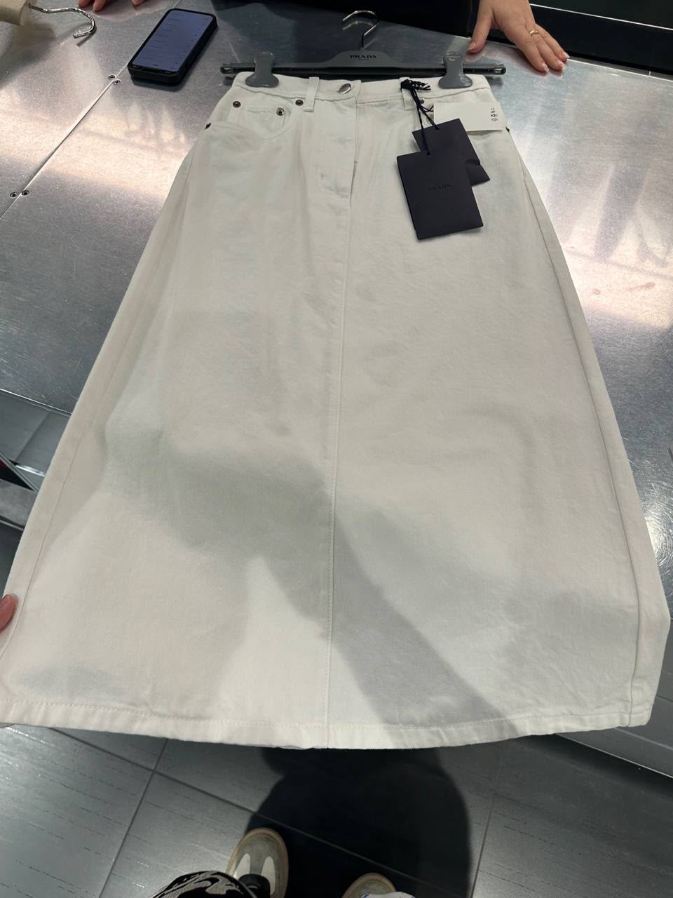 Denim Mini Skirt
