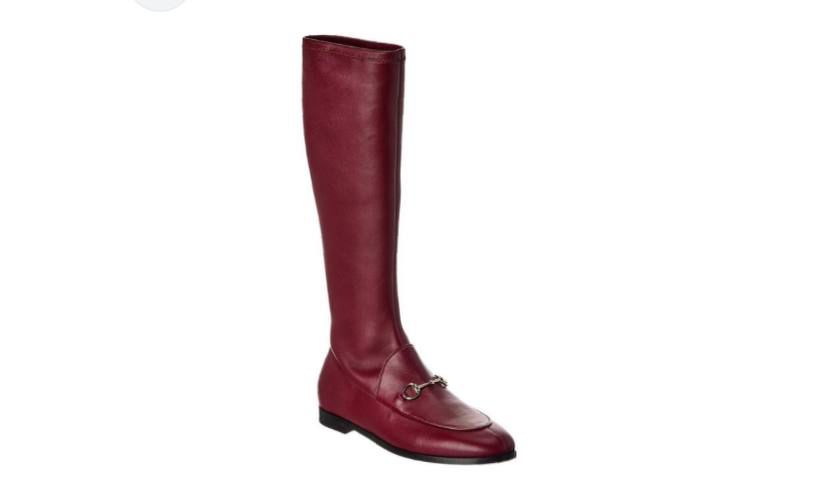 Horsebit Knee-High Boot