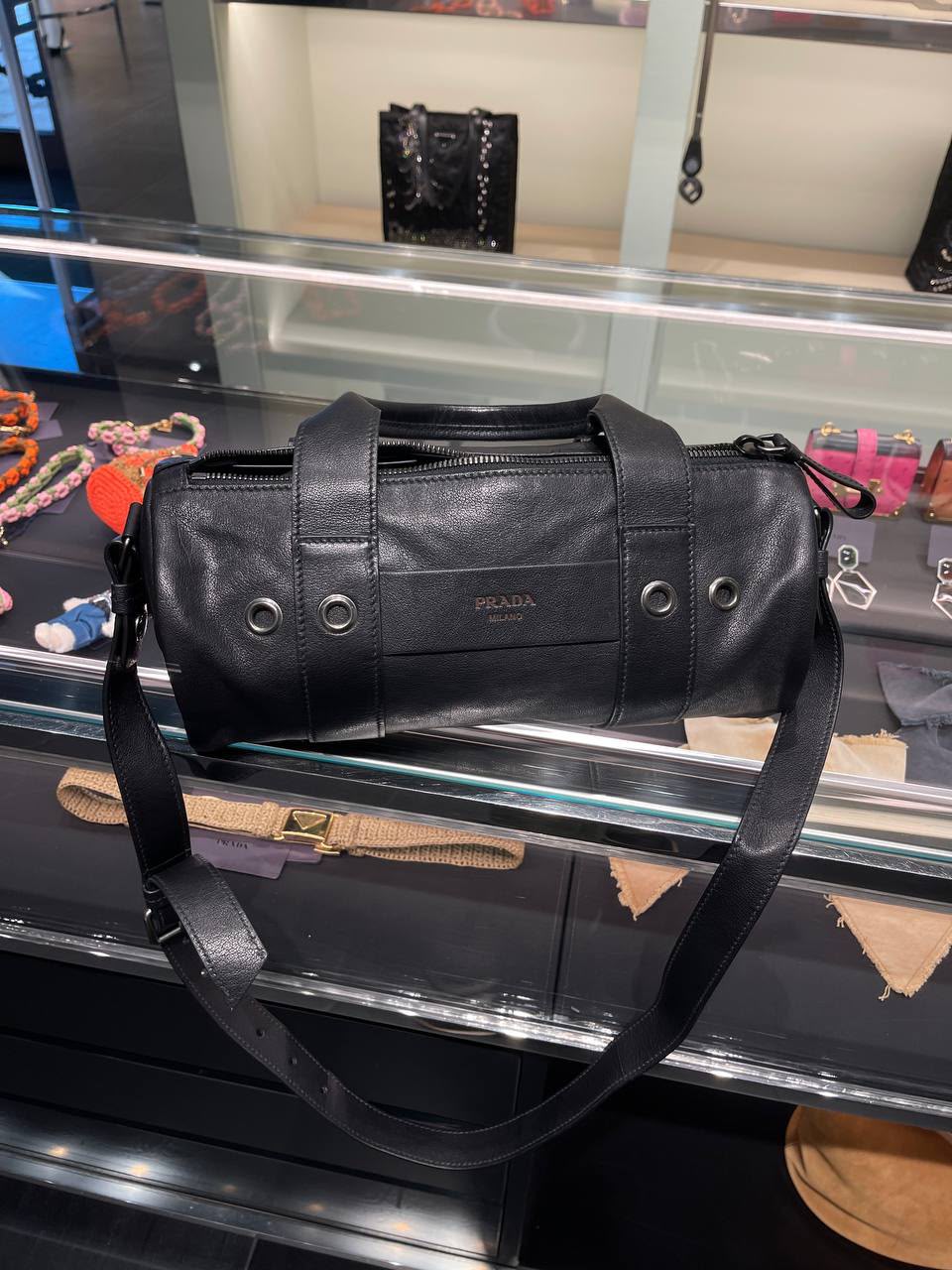 Leather Bowling Bag