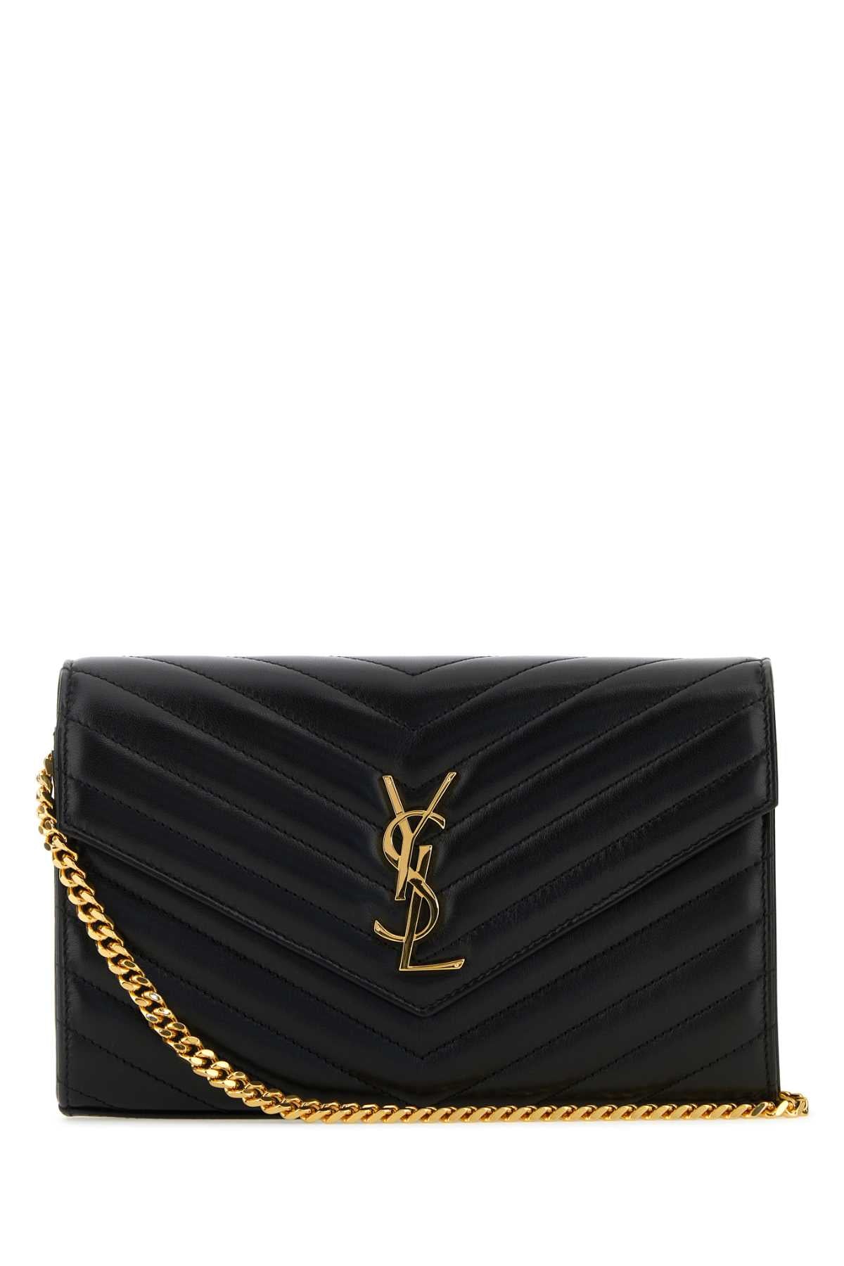 SAINT LAURENT YSL C.WALL(153Y)MONO For Women Exterior: 100% Calf Lining: 100% Fabric Finishing: Golden metal
