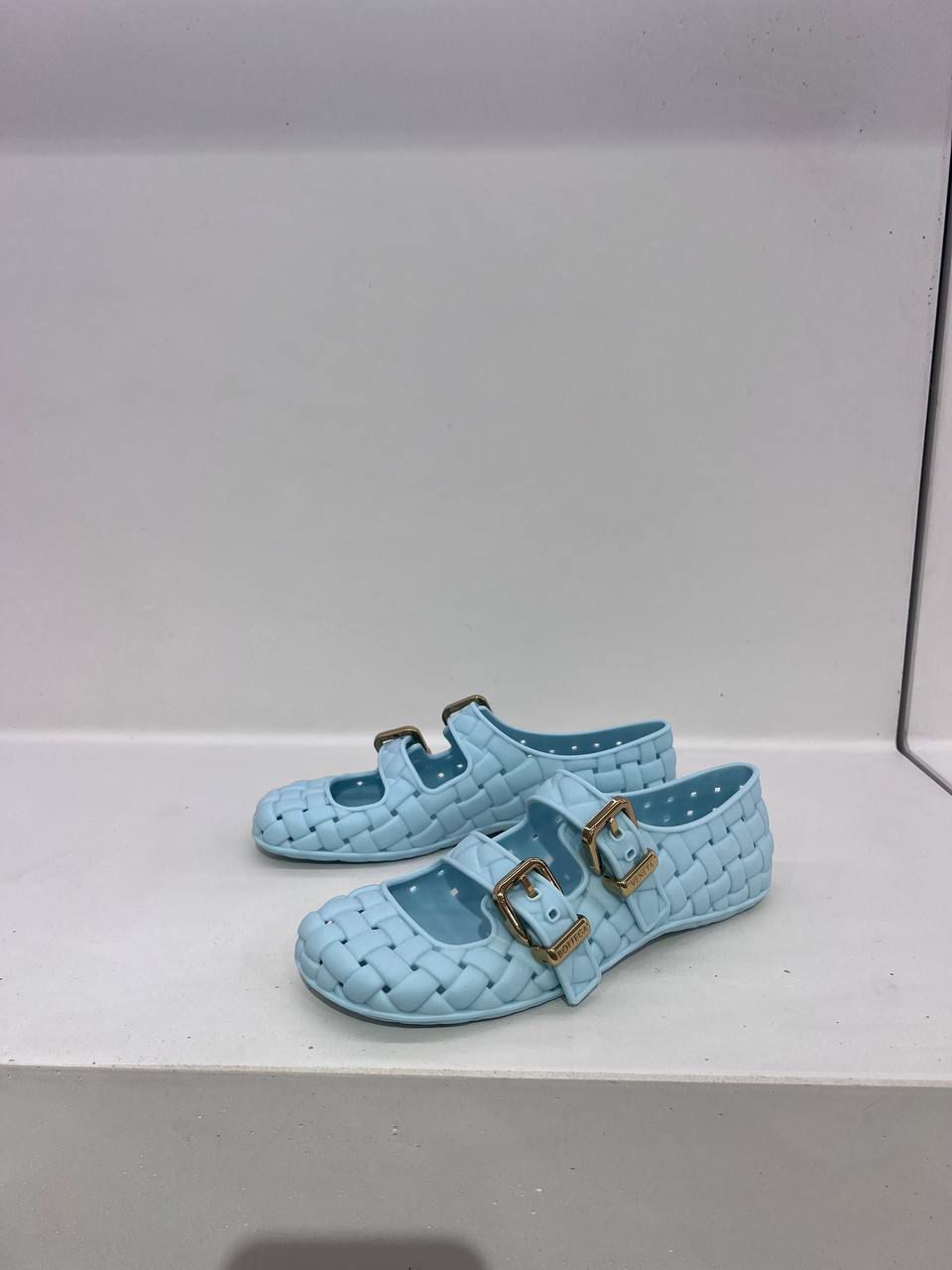Woven Jelly Mary Jane Flats