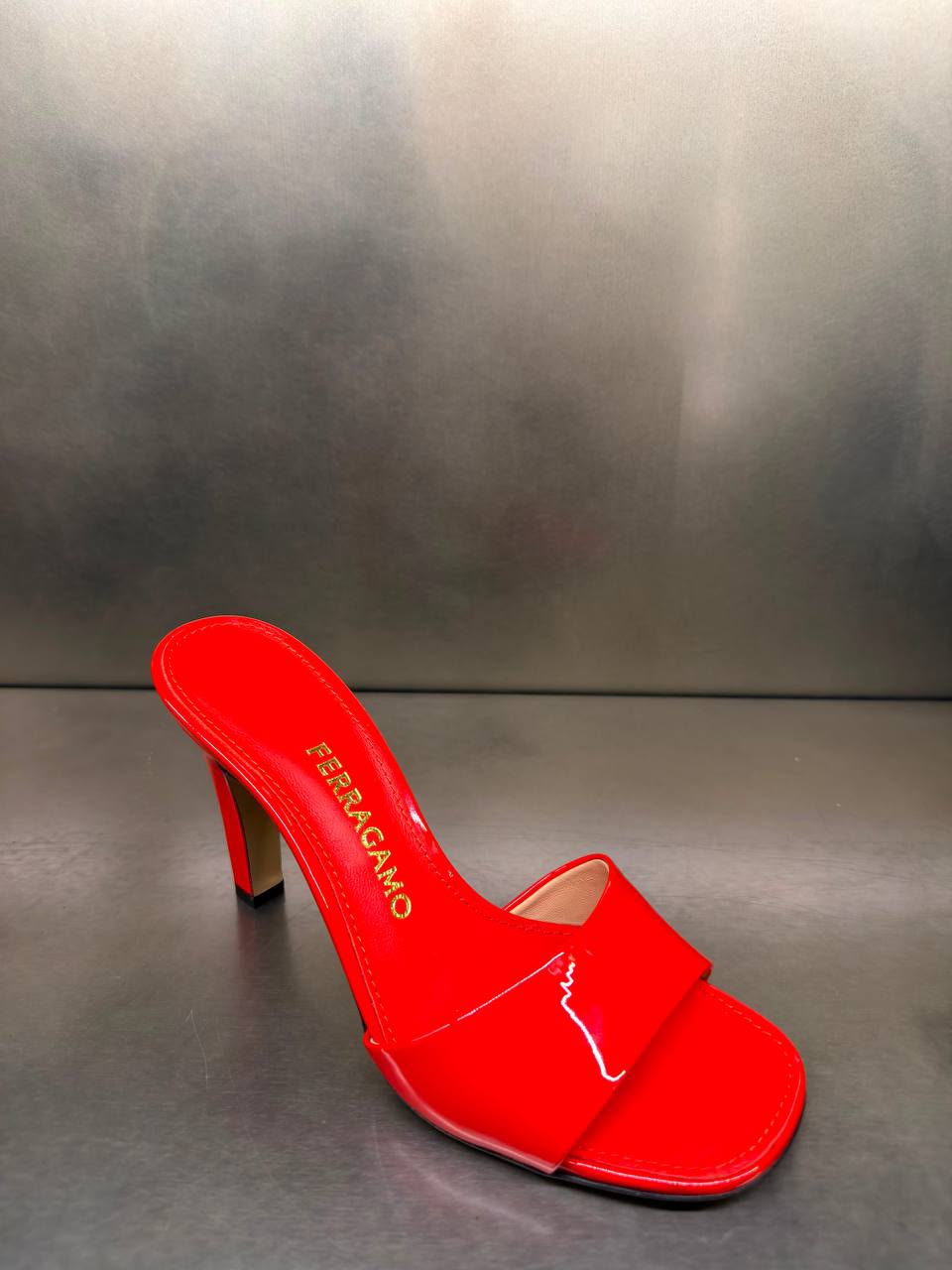 Patent Leather Mules
