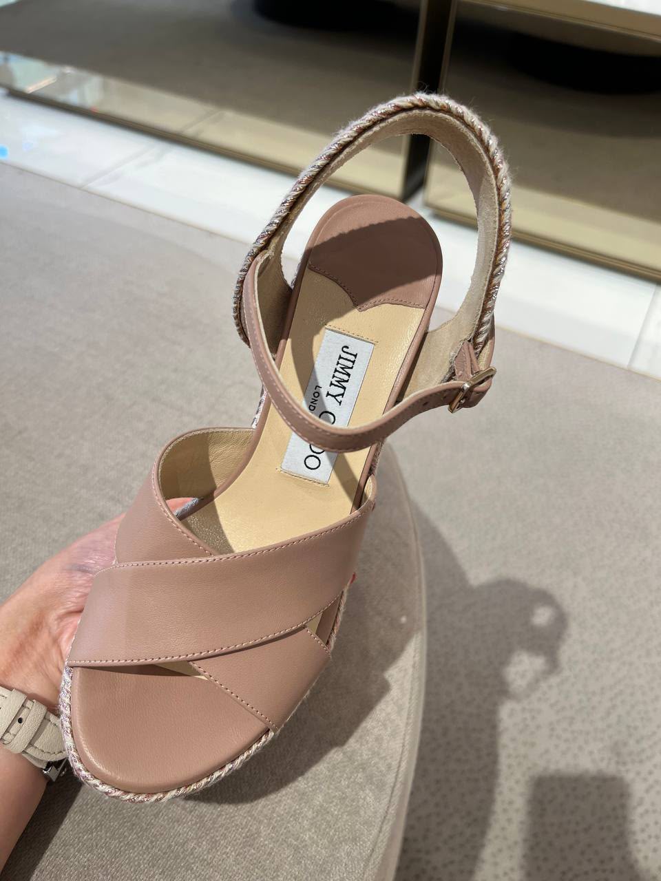 Dellena Espadrille Wedge Sandals
