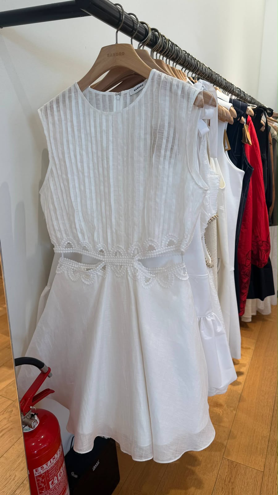 Paris Cut-Out Detail Mini Dress