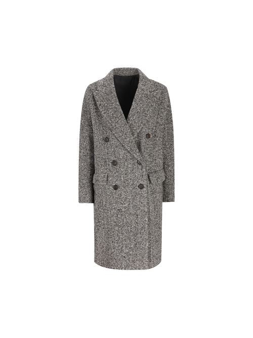 Cappotto realizzato in lana vergine e poliestere