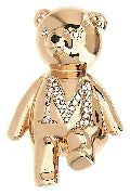 'Shiny' bear brooch