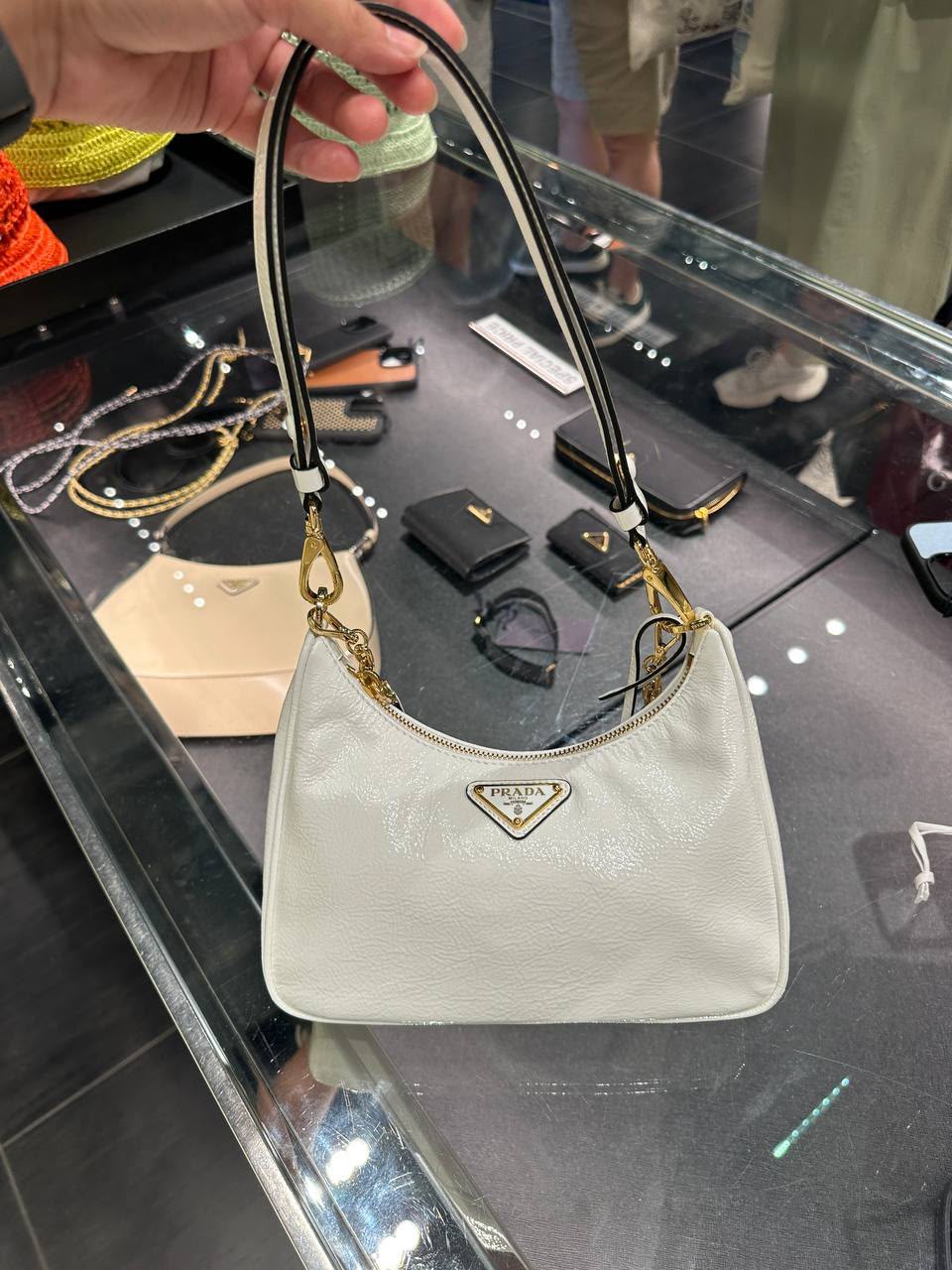 Cleo brushed leather shoulder bag