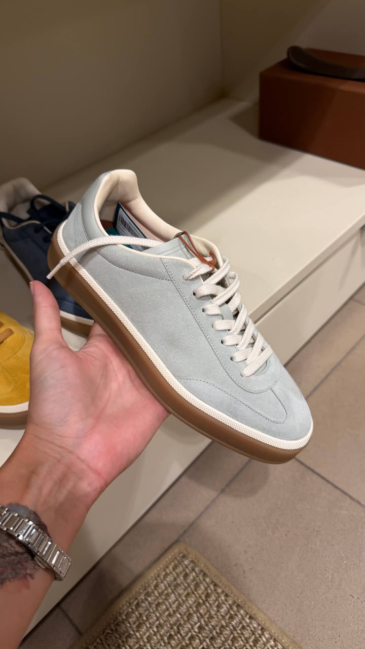 Suede Low-Top Sneakers