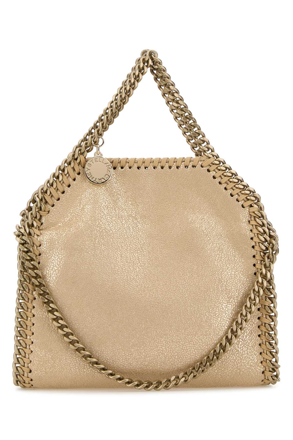 STELLA MCCARTNEY Falabella Tiny Bag Eco Shiny Dotted Chamois W/Tona For Women Exterior: 100% Fabric Lining: 100% Fabric Finishing: Enameled metal