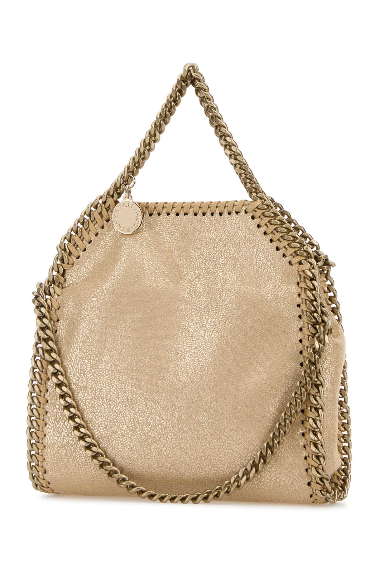 STELLA MCCARTNEY Falabella Tiny Bag Eco Shiny Dotted Chamois W/Tona For Women Exterior: 100% Fabric Lining: 100% Fabric Finishing: Enameled metal