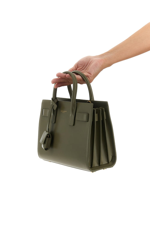 SAINT LAURENT 'Sac de Jour' nano handbag For Women 100% calfskin leather (Bos Taurus)