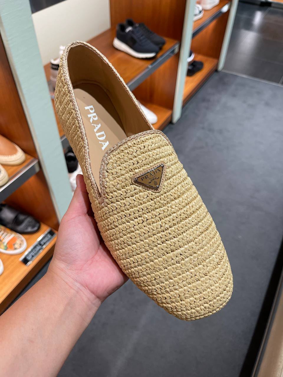 Raffia Loafers