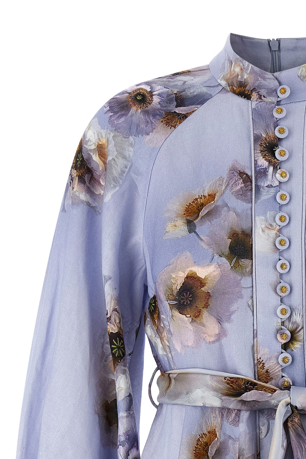 ZIMMERMANN 'Hypnotic Buttoned' dress For Women 100% linen
