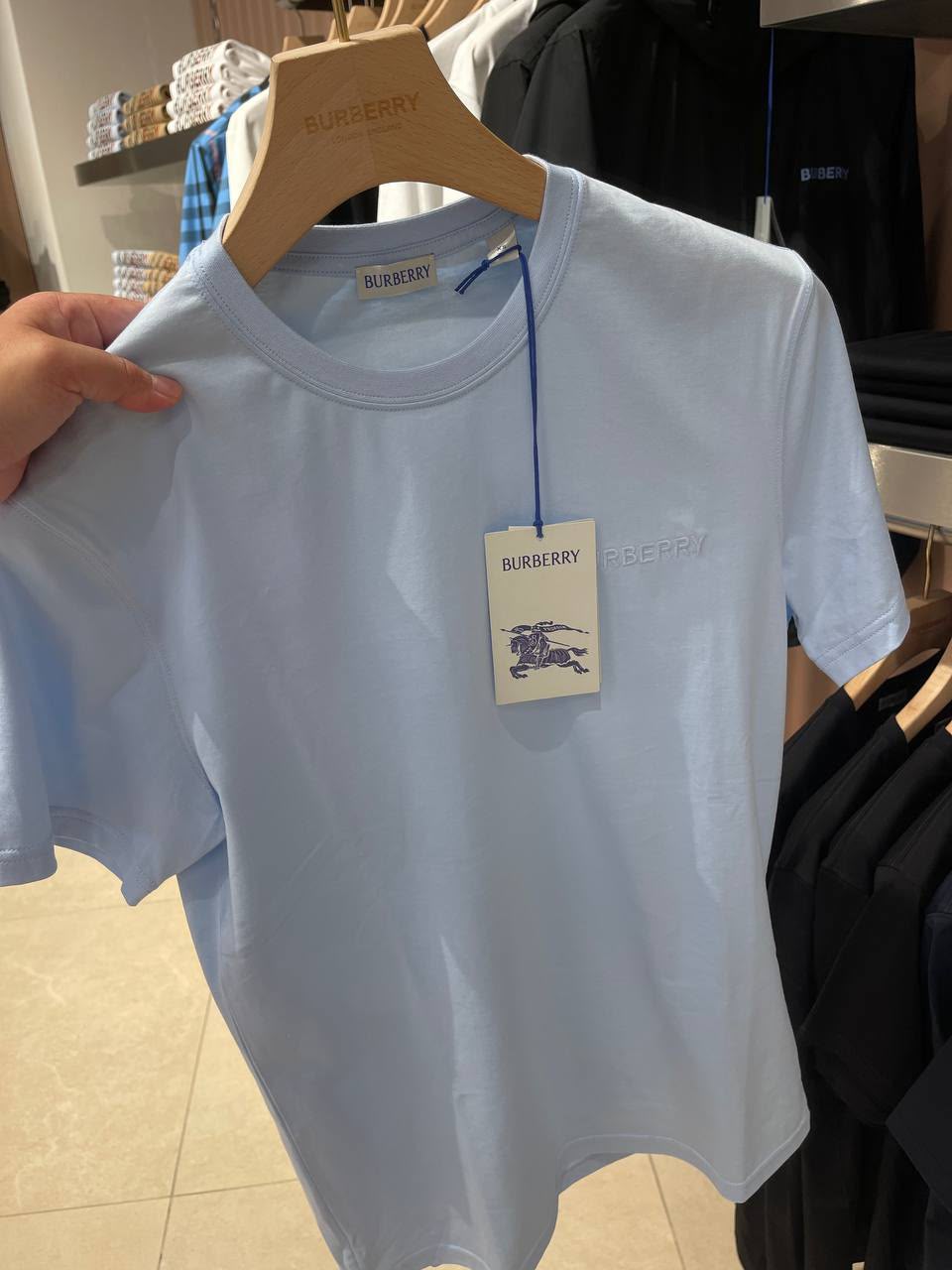 Embroidered Logo Cotton T-shirt