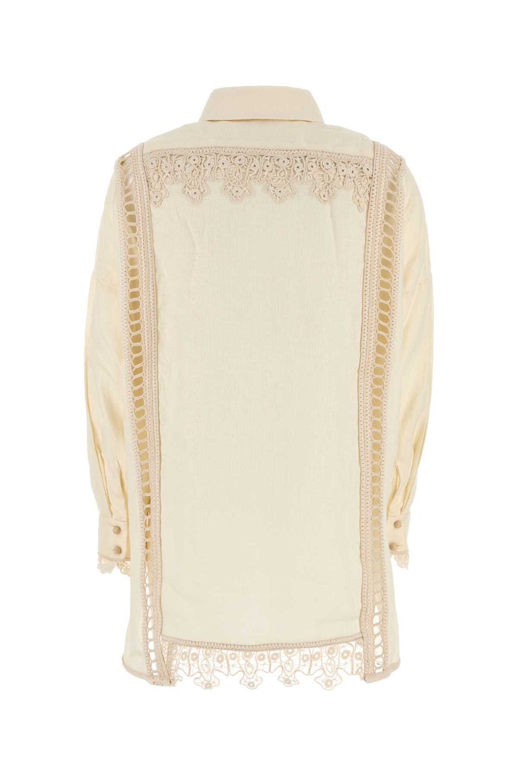 ZIMMERMANN ILLUMINATE TRIMMED SHIRT For Women Exterior: 100% Linen