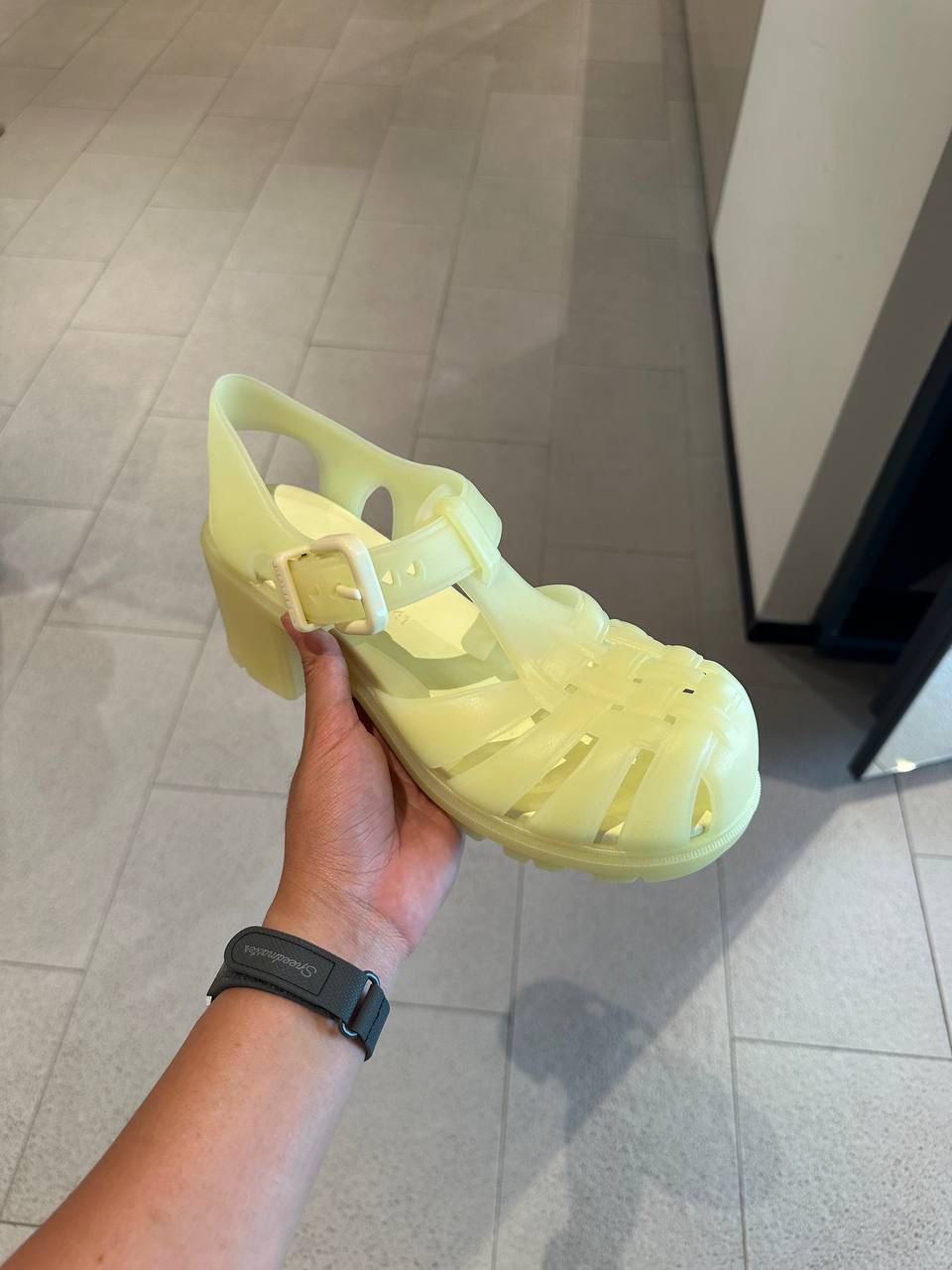 Heeled Jelly Sandals