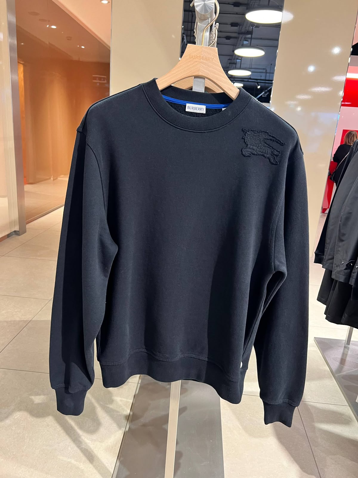 Equestrian Knight Design Cotton Sweatshirt