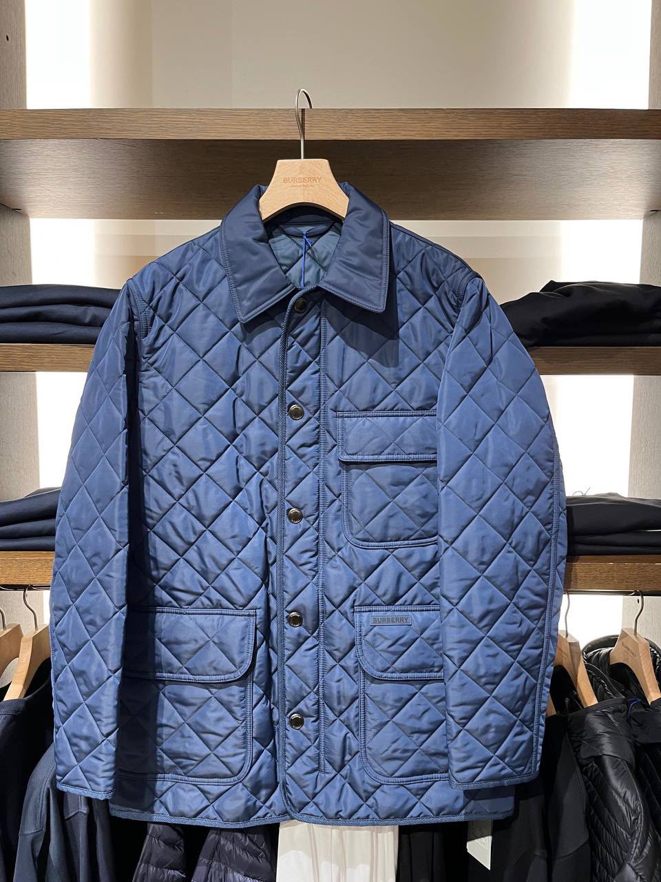 Diamond-Quilted Jacket