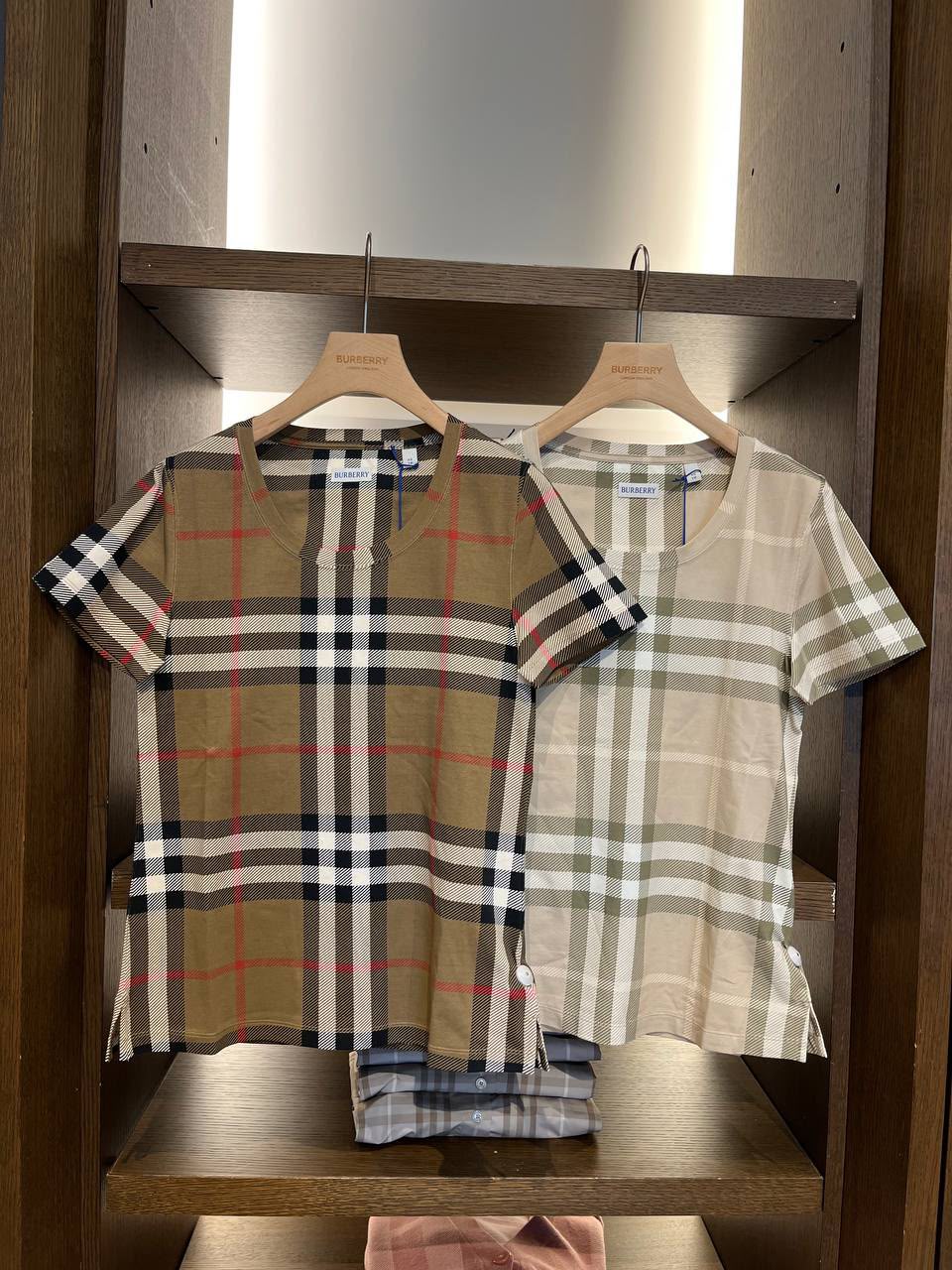 Check Cotton T-shirt