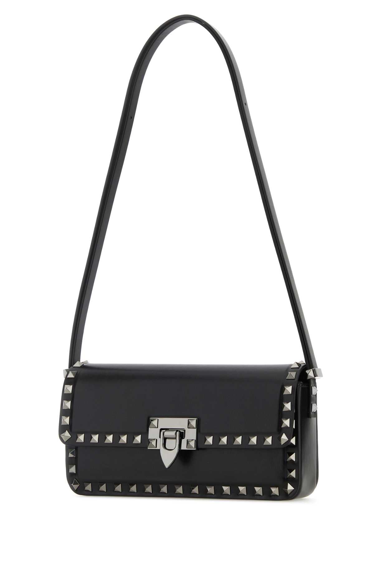 VALENTINO GARAVANI BORSA For Women Exterior: 100% Leather Lining: 100% Leather Finishing: Ruthenium