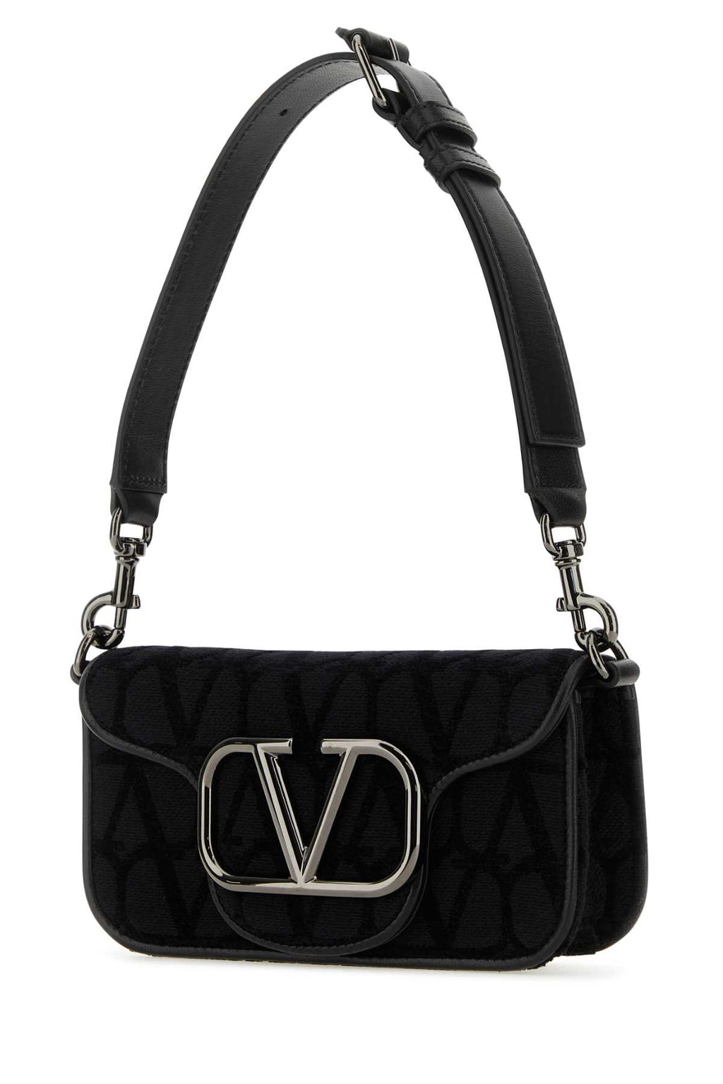 VALENTINO GARAVANI BORSA For Men Exterior: 100% Fabric 100% Leather Interior: 100% Leather Finishing: Ruthenium
