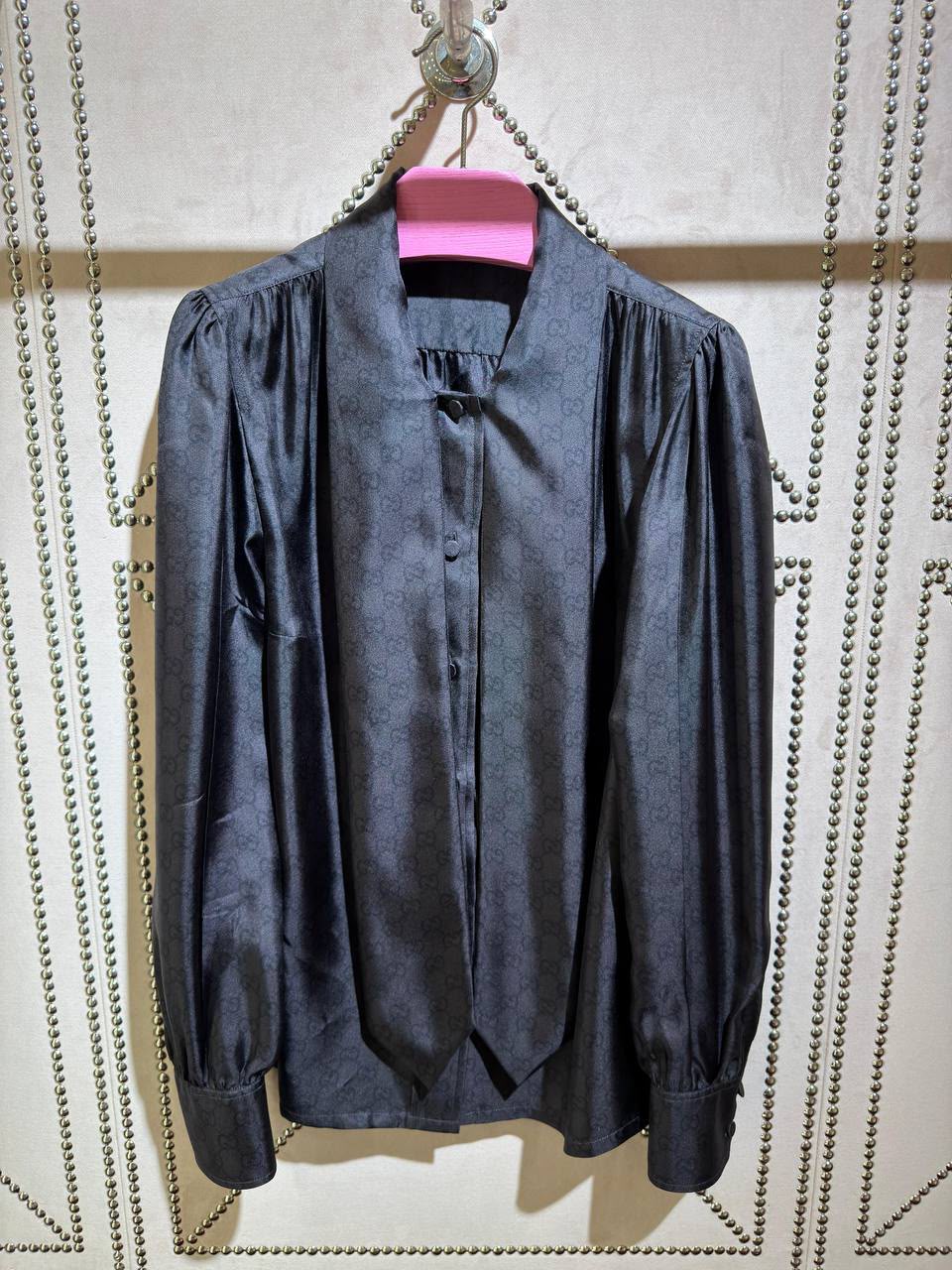 GG Monogram Silk Shirt