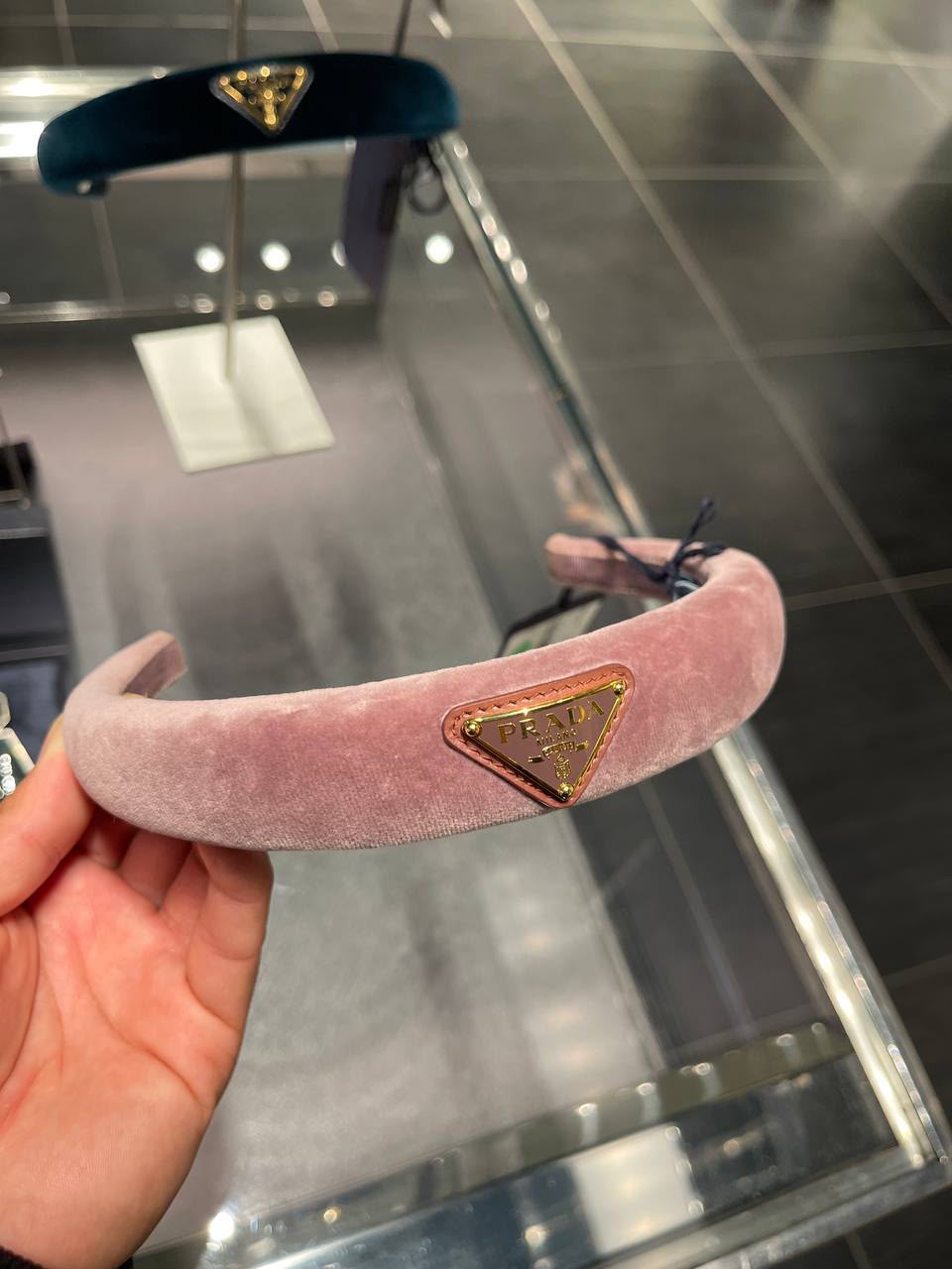 Velvet headband