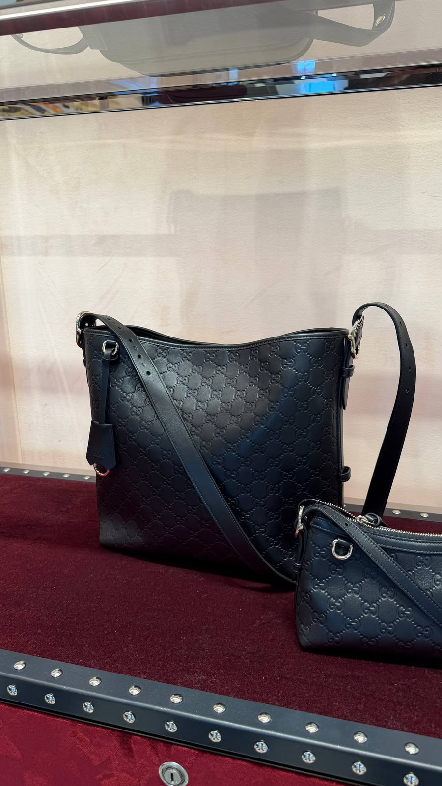 Signature Leather Shoulder Bag
