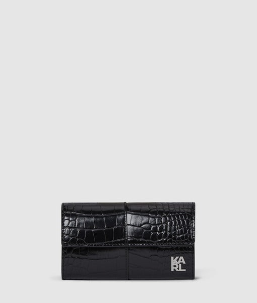 K/Kross Croco Folded Wallet