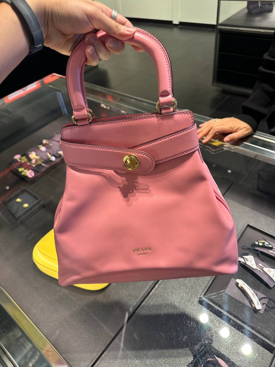 Soft Leather Top Handle Bag
