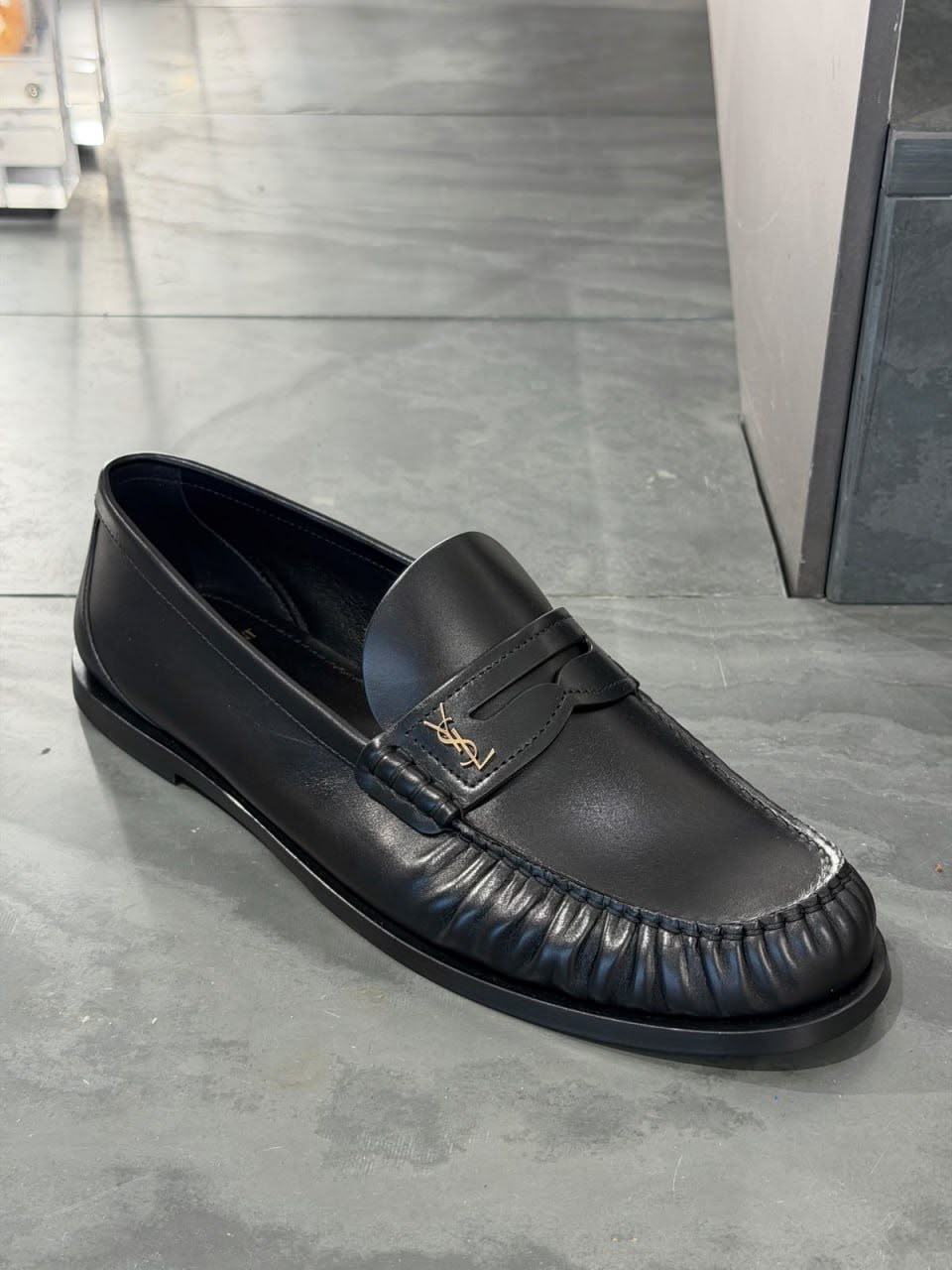 Le Loafer Monogram Penny Loafers in Smooth Leather