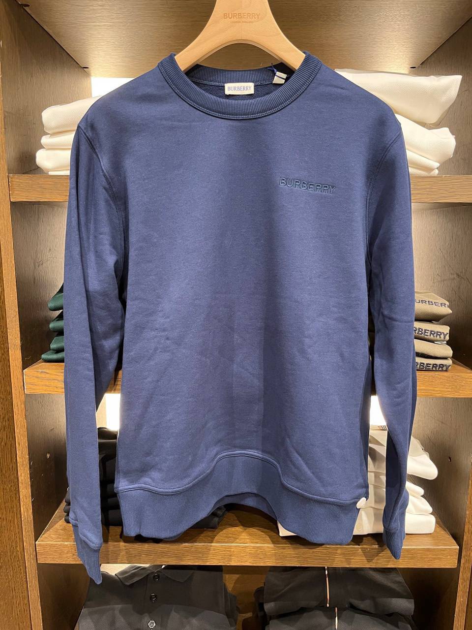 Embroidered Logo Cotton Sweatshirt