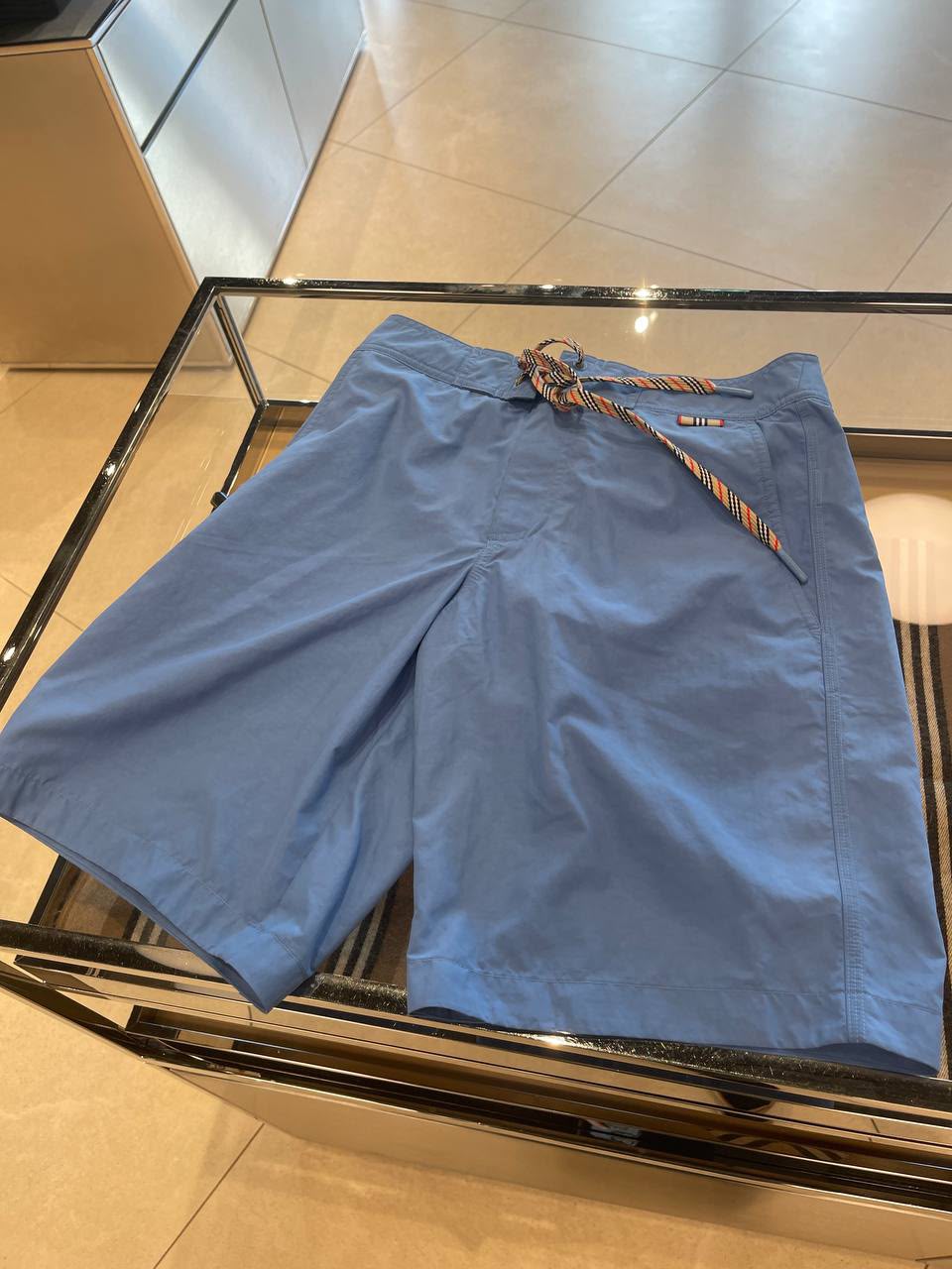 Icon Stripe Drawcord Swim Shorts