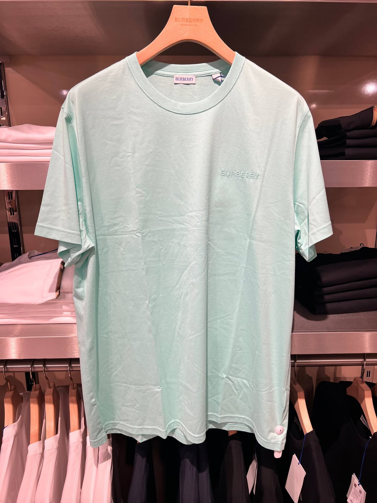 Embroidered Logo Cotton T-shirt