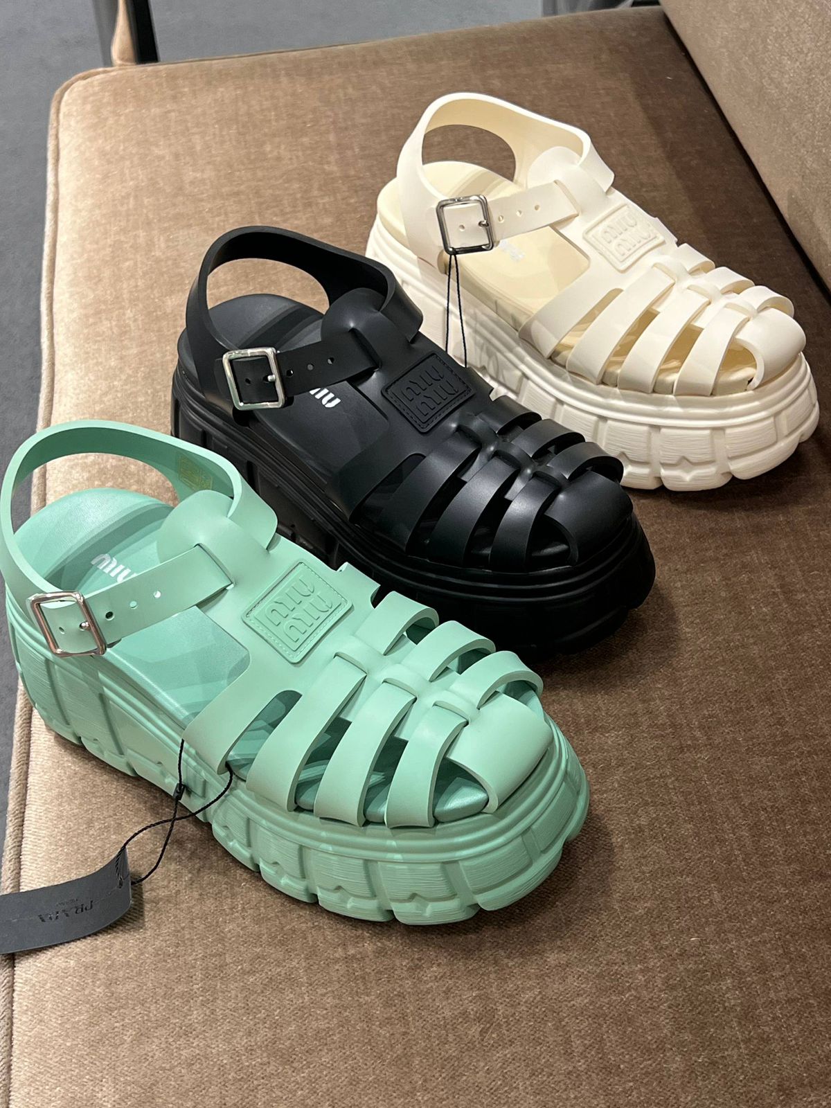 Rubber Cage Sandals