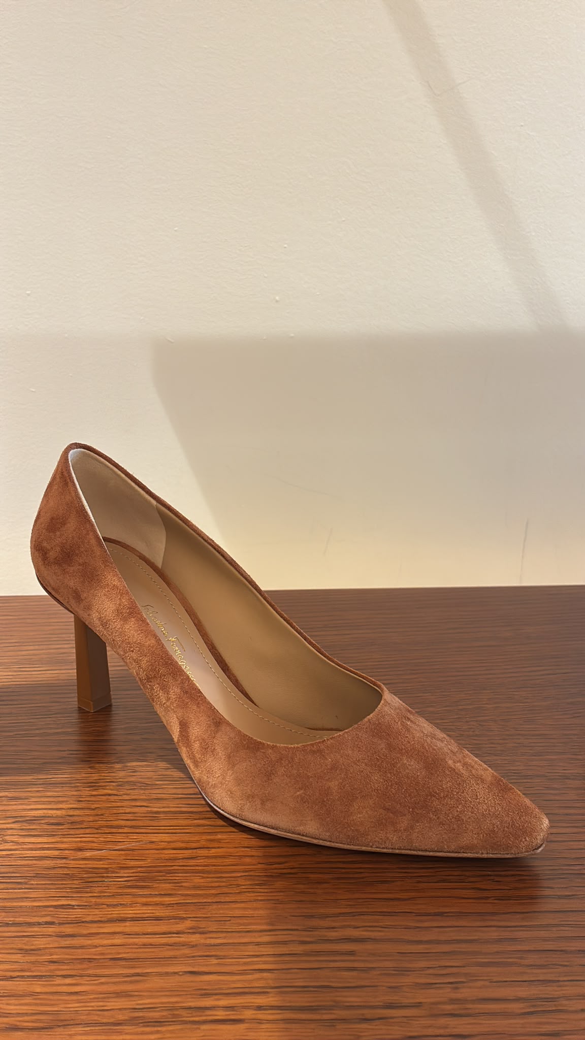 Suede Pointed-Toe Pump