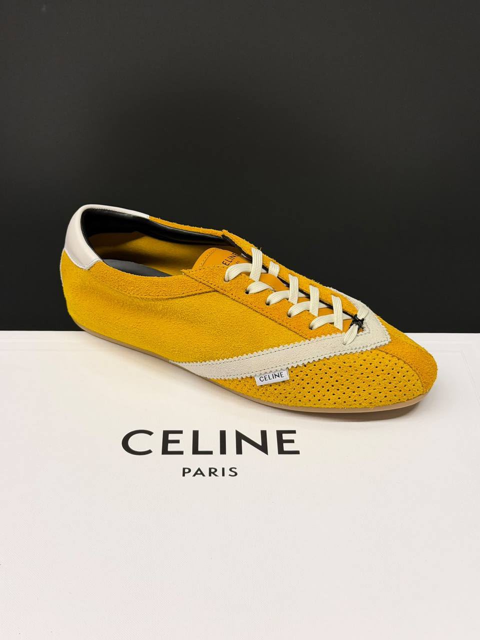 Low Lace-Up Sneaker in Suede