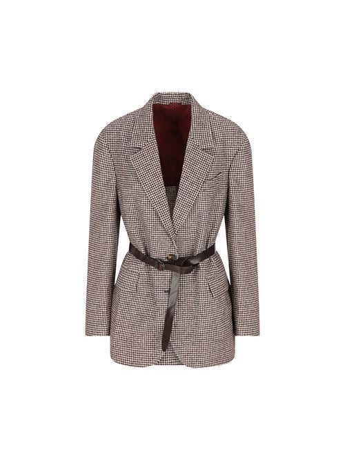 Giacca realizzata in lana e alpaca