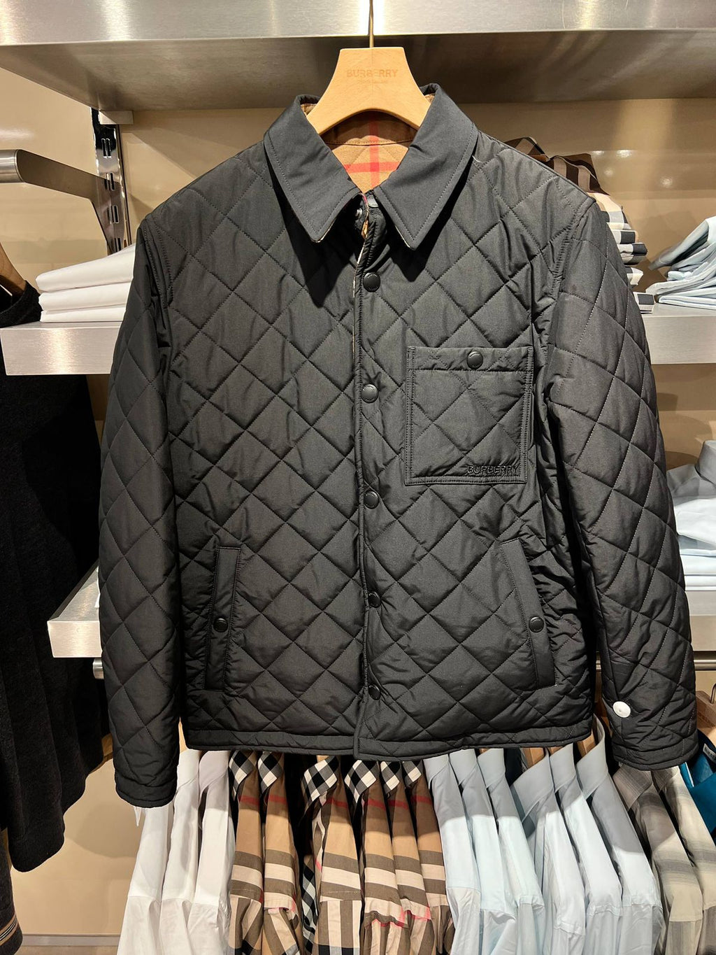 Diamond Quilted Jacket