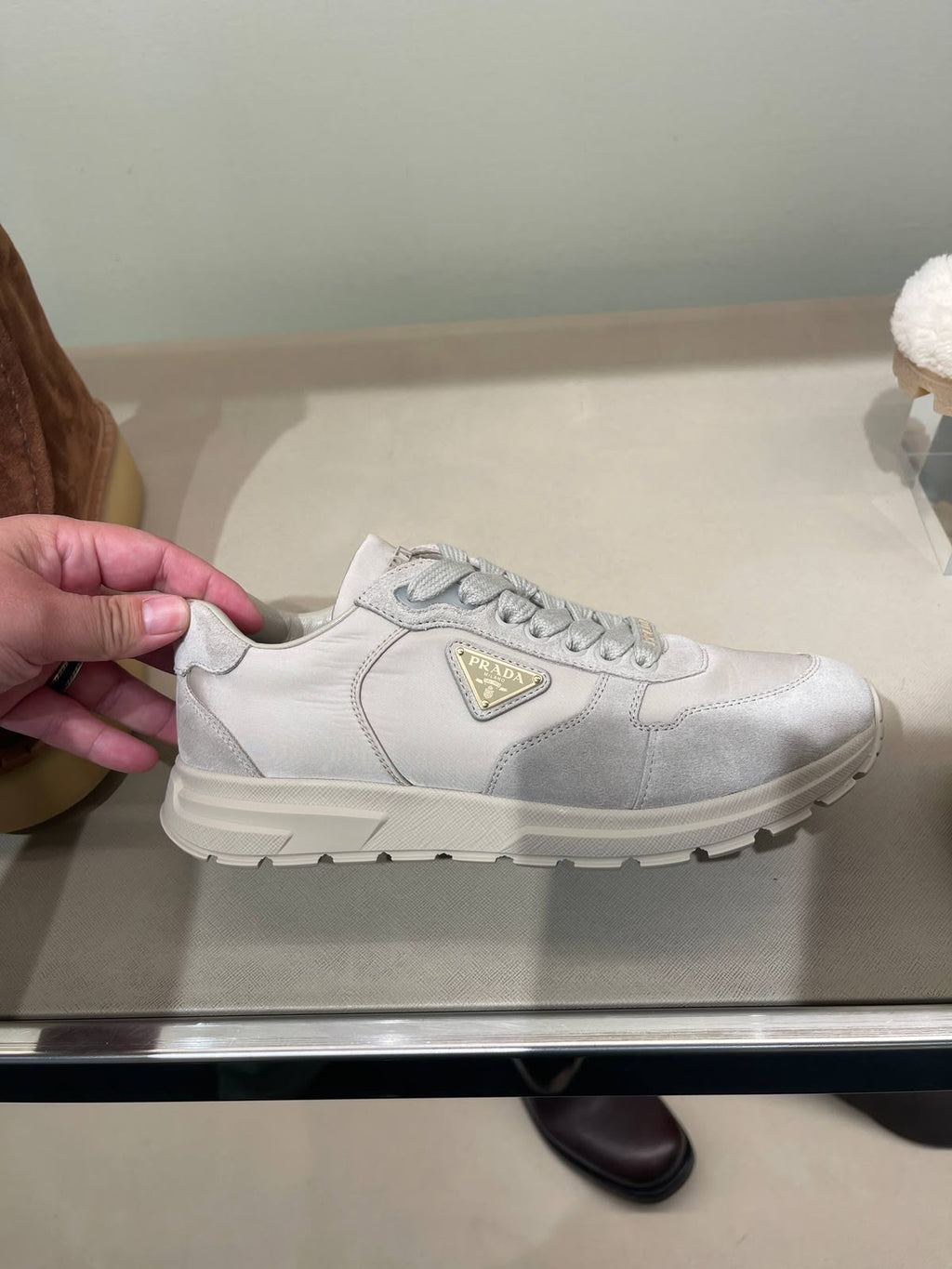 Downtown Suede and Re-Nylon Sneakers