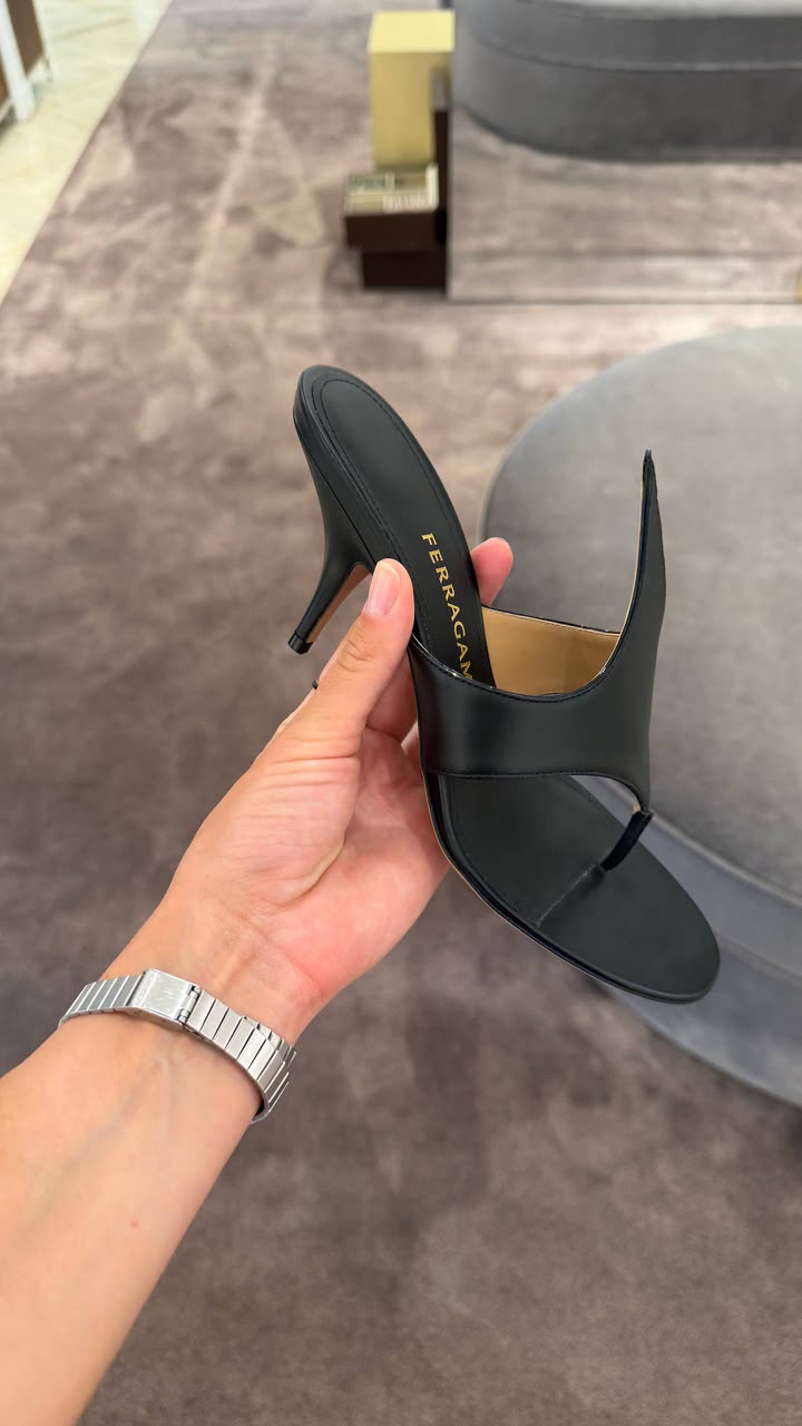 Les Mules Cork Heel Sandals