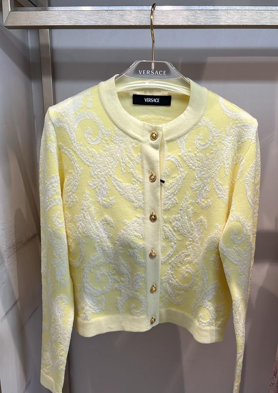 Barocco Jacquard Cardigan