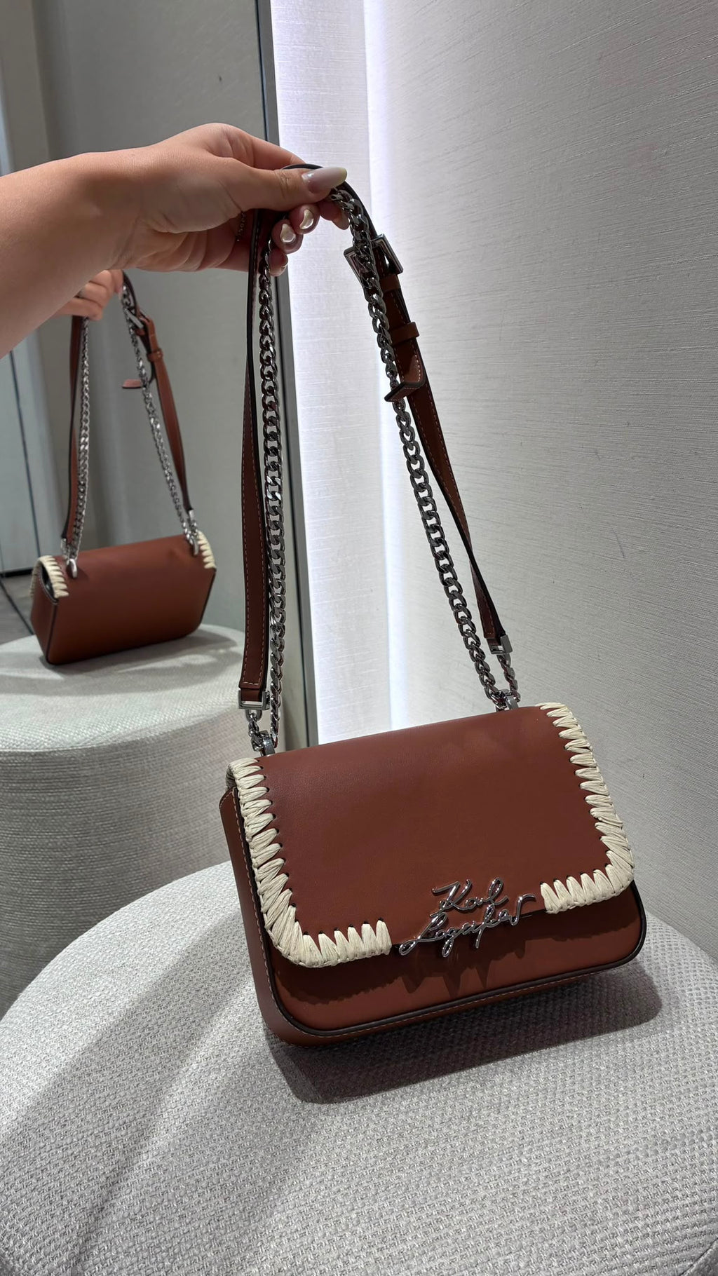 K/Whipstitch Shoulder Bag