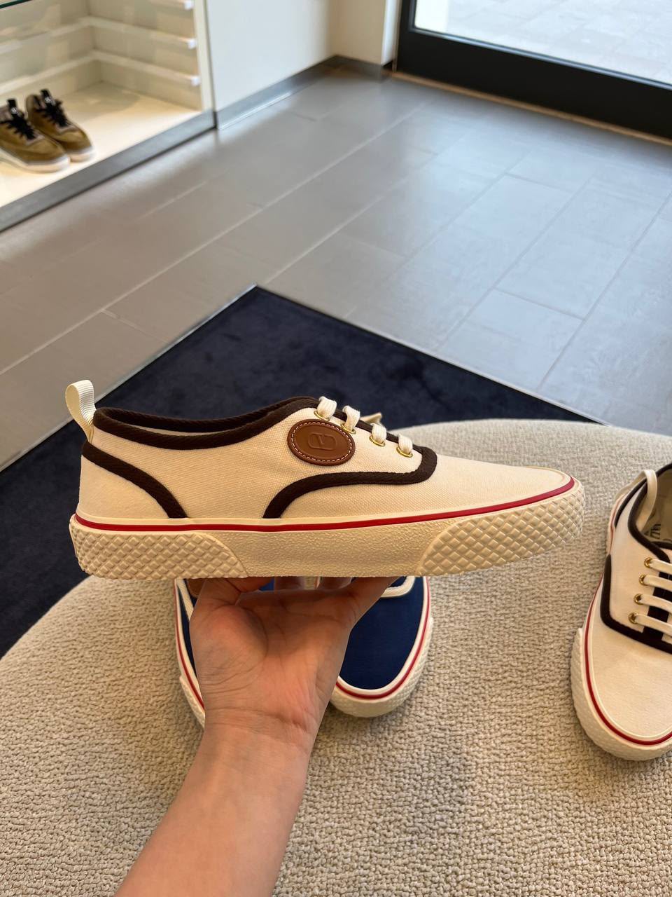 Garavani Canvas Low-Top Sneaker