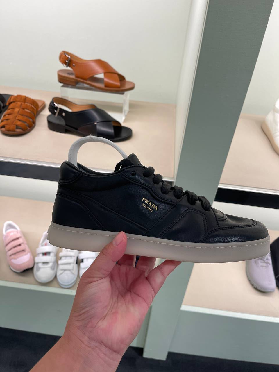 Downtown Leather Sneakers