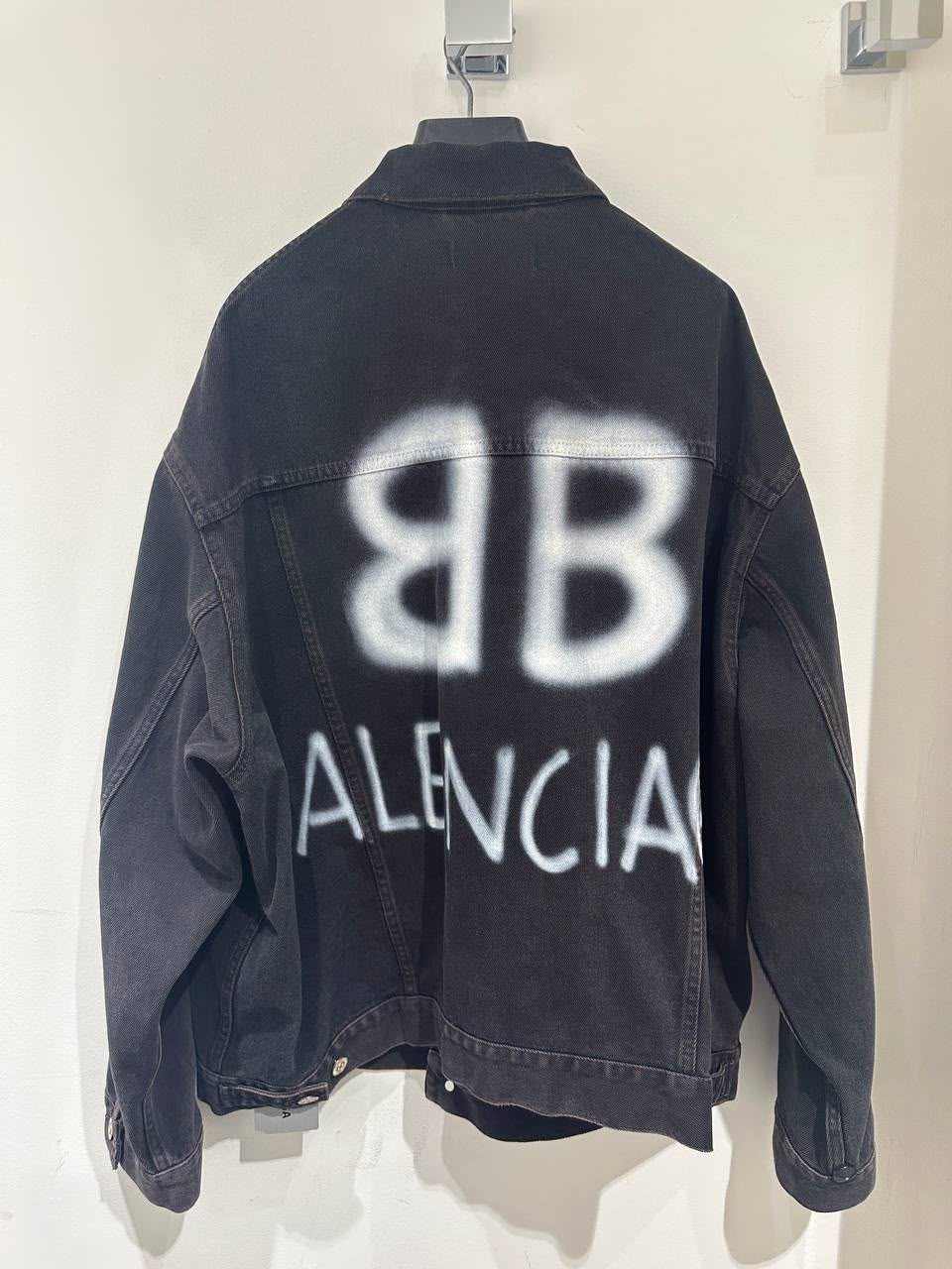 Spray Logo Denim Jacket