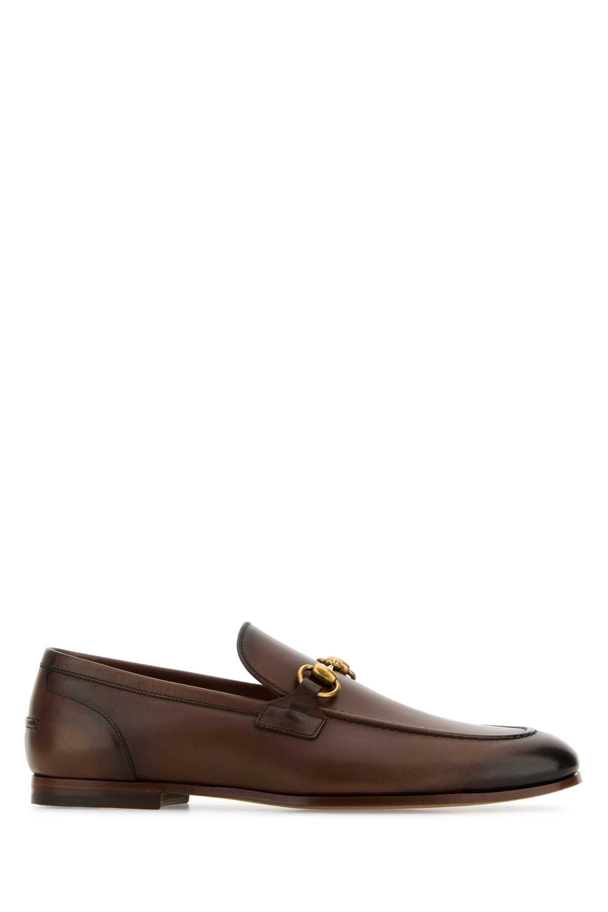 GUCCI LEATHER UPPER AND SOLE MOCCASIN For Men Exterior: 100% Leather Interior: 100% Leather Sole: Leather